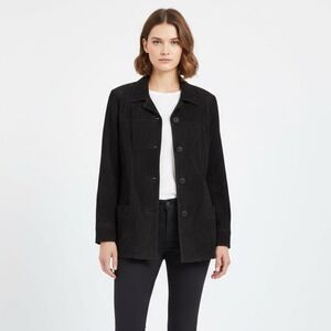 Sherry Michals Suede Jacket Soft Brown Small Womens Soft Floppy‎ Vintage